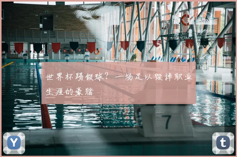 世界杯踢假球？一场足以毁掉职业生涯的豪赌