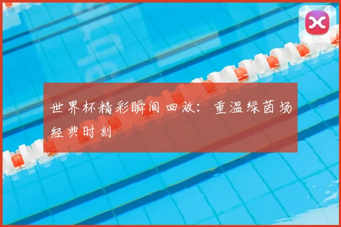 世界杯精彩瞬间回放:重温绿茵场经典时刻